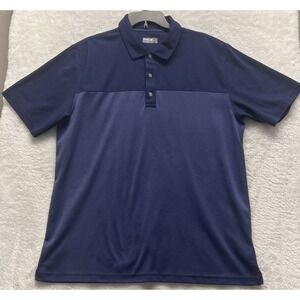 bolle Men's Two-Tone Dark Navy Polo